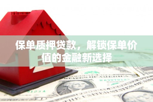 柳营保单质押贷款，解锁保单价值的金融新选择