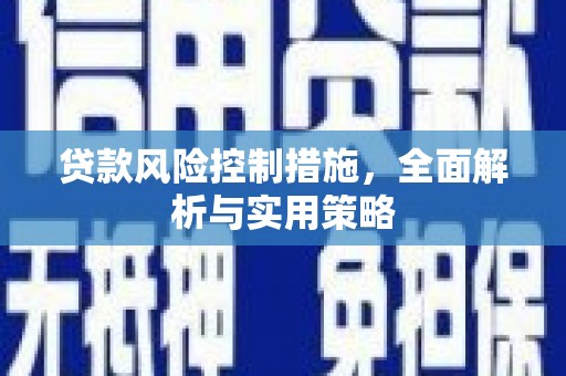 潼关贷款风险控制措施，全面解析与实用策略