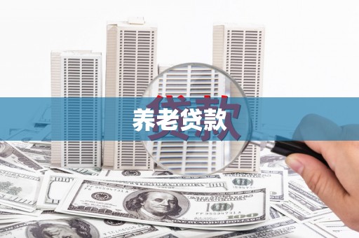 清镇养老贷款