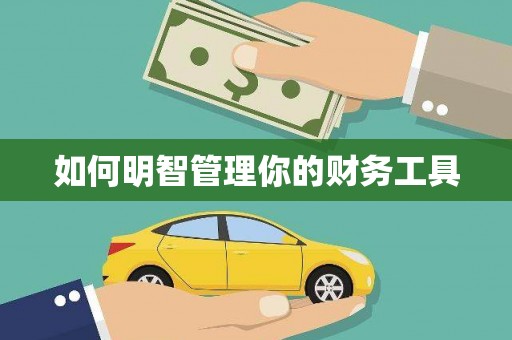 赵县如何明智管理你的财务工具