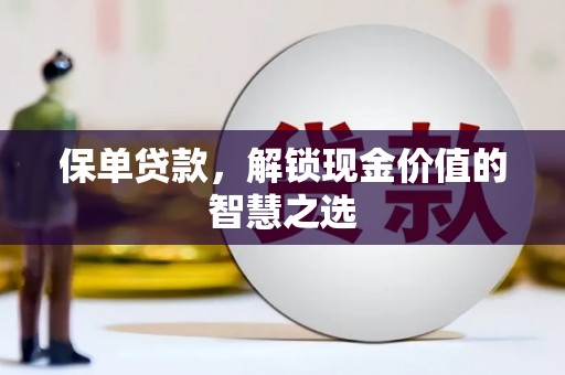 民和保单贷款，解锁现金价值的智慧之选