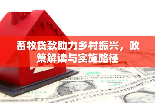 邗江畜牧贷款助力乡村振兴，政策解读与实施路径