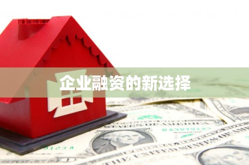 昂昂溪企业融资的新选择