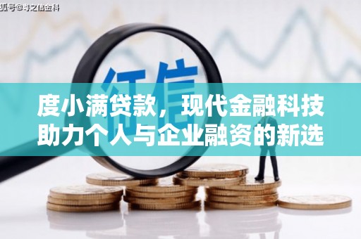 邵东度小满贷款，现代金融科技助力个人与企业融资的新选择