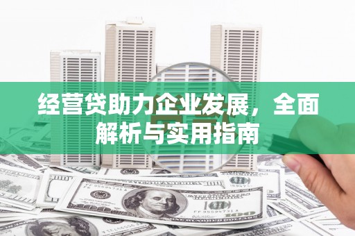 鱼峰经营贷助力企业发展，全面解析与实用指南