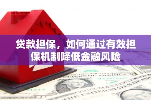 前镇贷款担保，如何通过有效担保机制降低金融风险