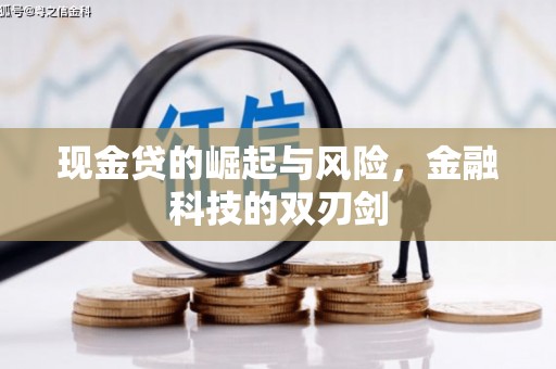 韶关现金贷的崛起与风险，金融科技的双刃剑